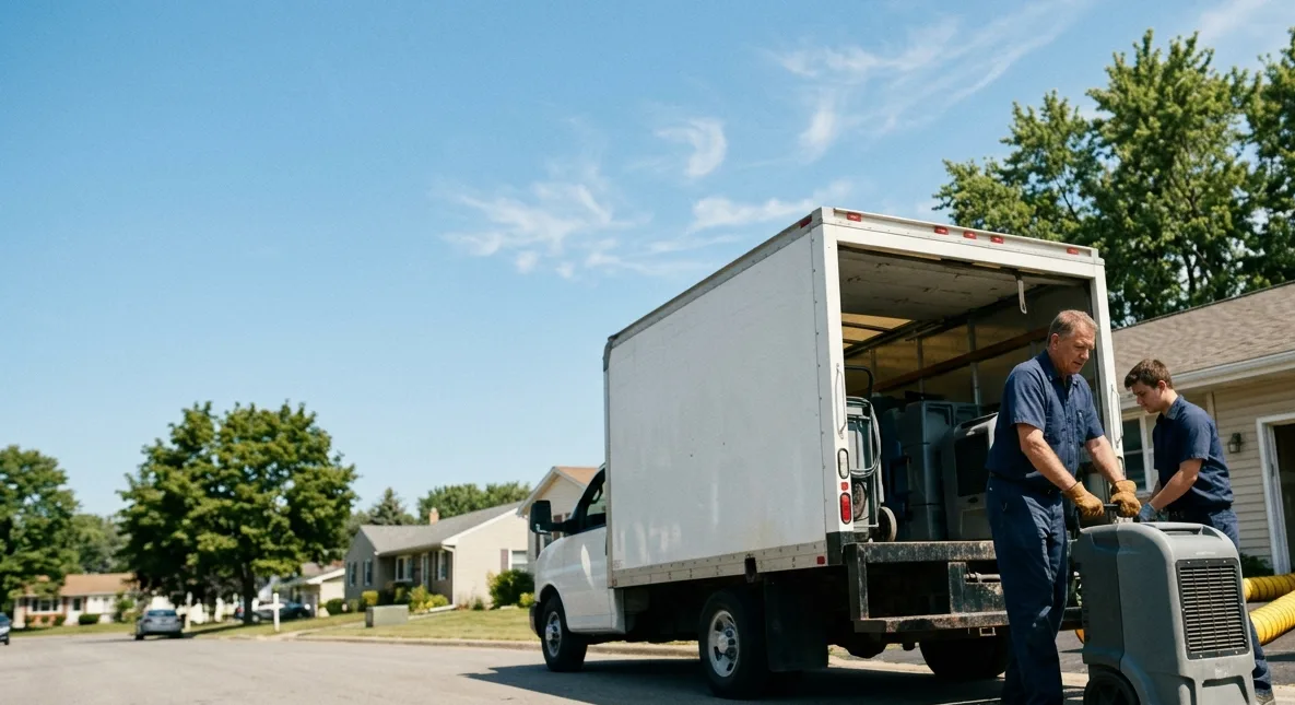 Water Damage Cleanup in Van Buren, IN near me